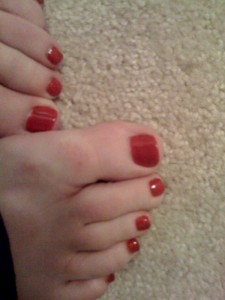 toes